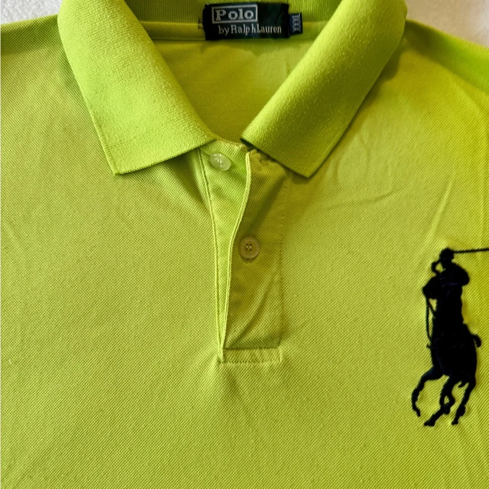 Ralph Lauren Big Pony Men's 3XL Short Sleeve Polo  Sport #3 Shirt Green Golf - Picture 2 of 9